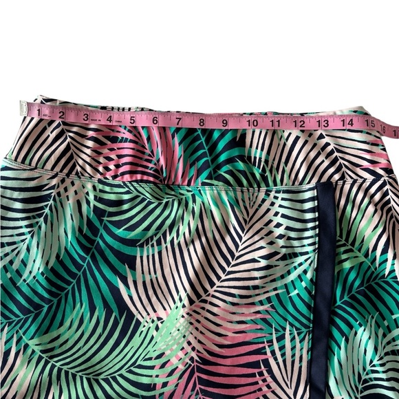 Tommy Bahama Golf Women’s Skort Palm Print Stretch Performance Pocket Size L - Picture 5 of 9